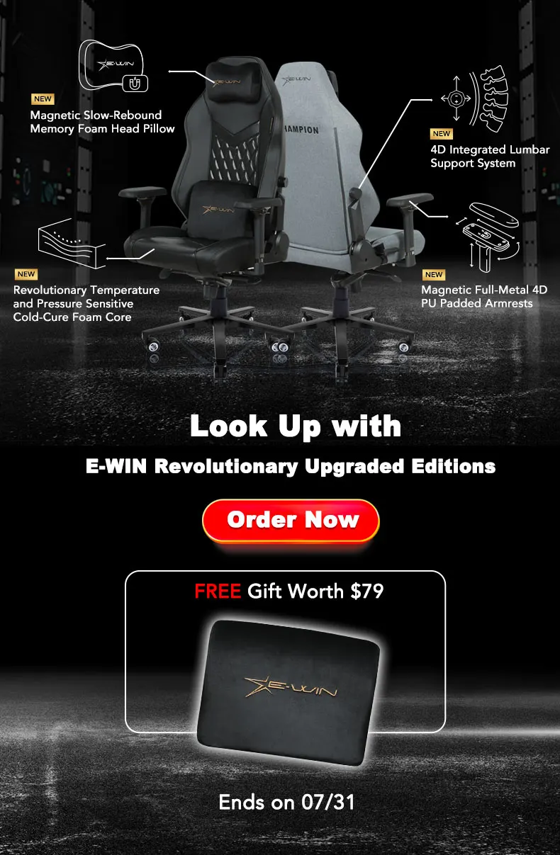 E-Win revolutionary upgrade gaming chair